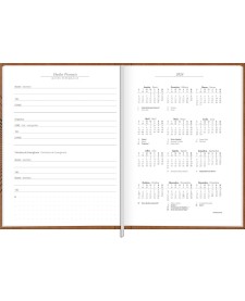 imagem de detalhe produto Agenda Executiva Costurada Diária 12,3 x 16,6 cm Prátika Master 2026