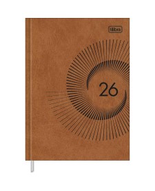 imagem principal do produto Agenda Executiva Costurada Diária 12,3 x 16,6 cm Prátika Master 2026