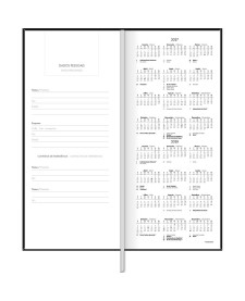 imagem de detalhe produto Agenda Executiva Costurada Diária 12,3 x 27,5 cm Comercial 2027