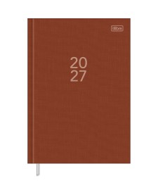 imagem principal do produto Agenda Executiva Costurada Diária 13,4 x 19,2 cm Milano Cores 2027