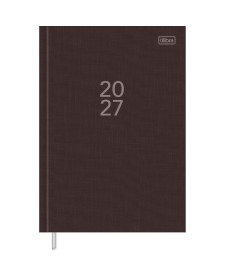 imagem principal do produto Agenda Executiva Costurada Diária 13,4 x 19,2 cm Milano Cores 2027