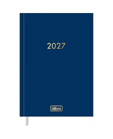 imagem principal do produto Agenda Executiva Costurada Diária 13,4 x 19,2 cm Napoli Cores 2027