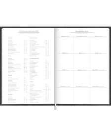 imagem de detalhe produto Agenda Executiva Costurada Diária 13,4 x 19,2 cm Torino 2026