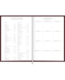 imagem de detalhe produto Agenda Executiva Costurada Diária 13,4 x 19,2 cm Torino Cores 2026