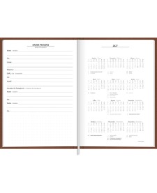 imagem de detalhe produto Agenda Executiva Costurada Diária 13,4 x 19,2 cm Torino Cores 2027