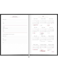 imagem de detalhe produto Agenda Executiva Costurada Diária 14,5 x 20,5 cm  2027