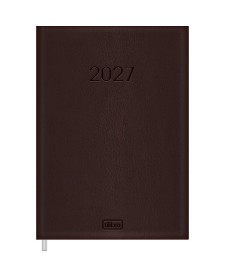 imagem principal do produto Agenda Executiva Costurada Diária 14,5 x 20,5 cm  2027