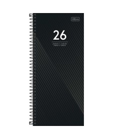 imagem principal do produto Agenda Executiva Espiral Diária 11,9 x 27,5 cm Comercial Ideale 2026