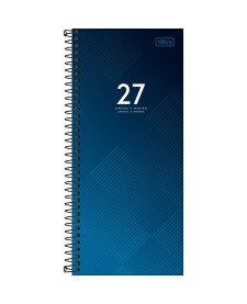 imagem principal do produto Agenda Executiva Espiral Diária 11,9 x 27,5 cm Comercial Ideale 2027