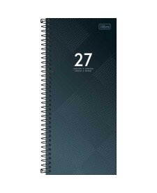 imagem principal do produto Agenda Executiva Espiral Diária 11,9 x 27,5 cm Comercial Ideale 2027