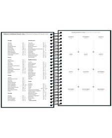 imagem de detalhe produto Agenda Executiva Espiral Diária 12,9 x 18,7 cm Napoli 2026