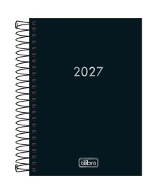 imagem principal do produto Agenda Executiva Espiral Diária 12,9 x 18,7 cm Napoli 2027