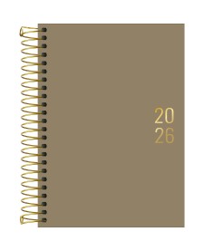 imagem principal do produto Agenda Executiva Espiral Diária 12,9 x 18,7 cm Napoli Cores 2026