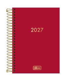 imagem principal do produto Agenda Executiva Espiral Diária 12,9 x 18,7 cm Napoli Cores 2027