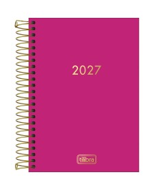 imagem principal do produto Agenda Executiva Espiral Diária 12,9 x 18,7 cm Napoli Feminina 2027