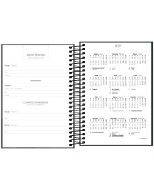 imagem de detalhe produto Agenda Executiva Espiral Diária 12,9 x 18,7 cm Spot 2027