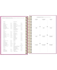 imagem de detalhe produto Agenda Executiva Espiral Diária 129 x 187 cm Spot Feminina 2026