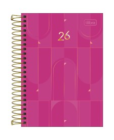 imagem principal do produto Agenda Executiva Espiral Diária 129 x 187 cm Spot Feminina 2026