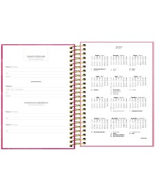 imagem de detalhe produto Agenda Executiva Espiral Diária 129 x 187 cm Spot Feminina 2027