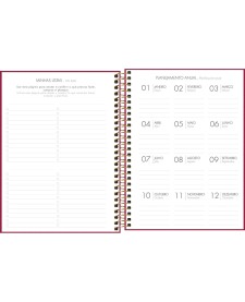 imagem de detalhe produto Agenda Executiva Espiral Diária 17,7 x 24 cm Lume 2026