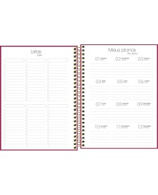 imagem de detalhe produto Agenda Executiva Espiral Diária 17,7 x 24 cm Lume 2027