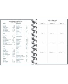 imagem de detalhe produto Agenda Executiva Espiral Diária 20 x 27,5 cm Napoli 2027