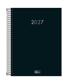 imagem principal do produto Agenda Executiva Espiral Diária 20 x 27,5 cm Napoli 2027