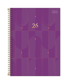 imagem principal do produto Agenda Executiva Espiral Diária 20 x 27,5 cm Spot Feminina 2026