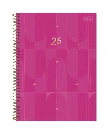 imagem principal do produto Agenda Executiva Espiral Diária 20 x 27,5 cm Spot Feminina 2026