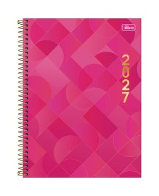 imagem principal do produto Agenda Executiva Espiral Diária 20 x 27,5 cm Spot Feminina 2027