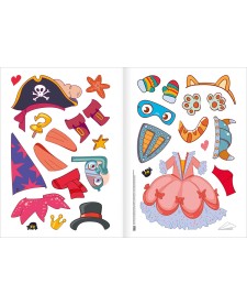 imagem de detalhe produto Álbum Atividades Vestir & Brincar Fantasias 8 Folhas