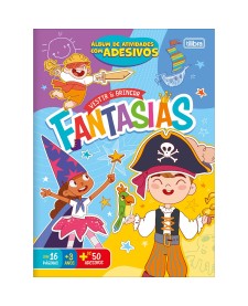 imagem principal do produto Álbum Atividades Vestir & Brincar Fantasias 8 Folhas