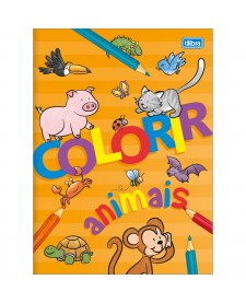 Livro Colorir Álbum Maleta Luluca Para Colorir C/ Adesivos Tilibra