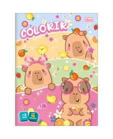 imagem principal do produto Album Colorir Capyclub 8 Folhas