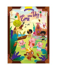 imagem principal do produto Álbum Colorir Era Uma Vez Aprender, Brincar e Colorir 8 Folhas