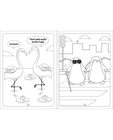 imagem de detalhe produto Álbum Colorir Gentileza Aprender, Brincar e Colorir 8 Folhas