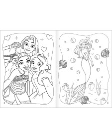 imagem de detalhe produto Álbum Colorir Princesas 8 Folhas
