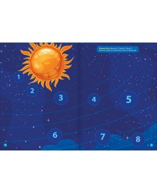 imagem de detalhe produto Álbum de Atividades com Adesivos Cenário Mágico Espaço 8 Folhas