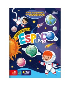 imagem principal do produto Álbum de Atividades com Adesivos Cenário Mágico Espaço 8 Folhas