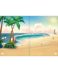imagem de detalhe produto Álbum de Atividades com Adesivos Cenário Mágico Minnie 8 Folhas