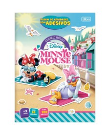 imagem principal do produto Álbum de Atividades com Adesivos Cenário Mágico Minnie 8 Folhas