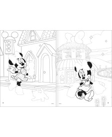 imagem de detalhe produto Álbum de Atividades Vestir & Brincar Minnie 8 Folhas