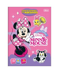 imagem principal do produto Álbum de Atividades Vestir & Brincar Minnie 8 Folhas