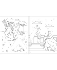 imagem de detalhe produto Álbum de Atividades Vestir & Brincar Princesas 8 Folhas