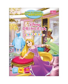 imagem principal do produto Álbum de Atividades Vestir & Brincar Princesas 8 Folhas