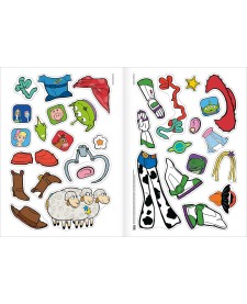 imagem de detalhe produto Álbum de Atividades Vestir & Brincar Toy Story 8 Folhas