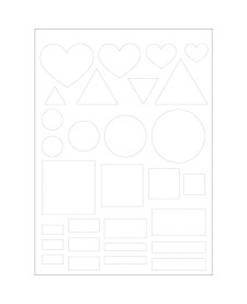 imagem de detalhe produto Álbum Folhas Soltas Multiformas 24 Folhas