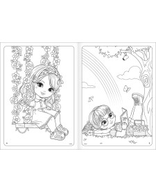 imagem de detalhe produto Álbum para Colorir Jolie 8 Folhas