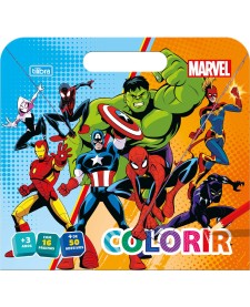 imagem principal do produto Álbum para Colorir Maleta Avengers 8 folhas