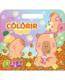 imagem principal do produto Álbum para Colorir Maleta Capyclub 8 Folhas